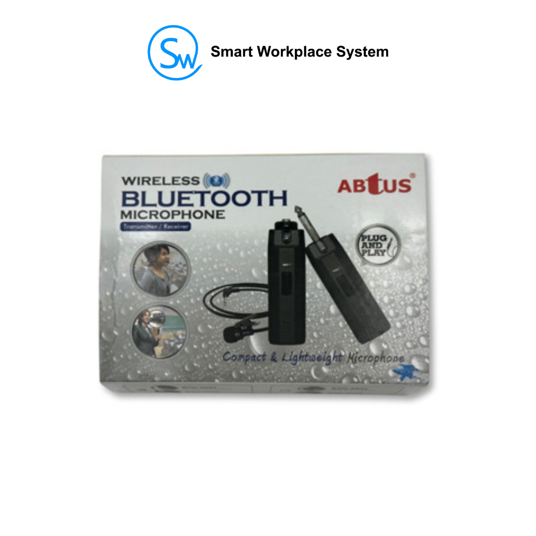 ABtUS Wireless Bluetooth Microphone Transmitter/Receiver With 3.5mm Female Jack