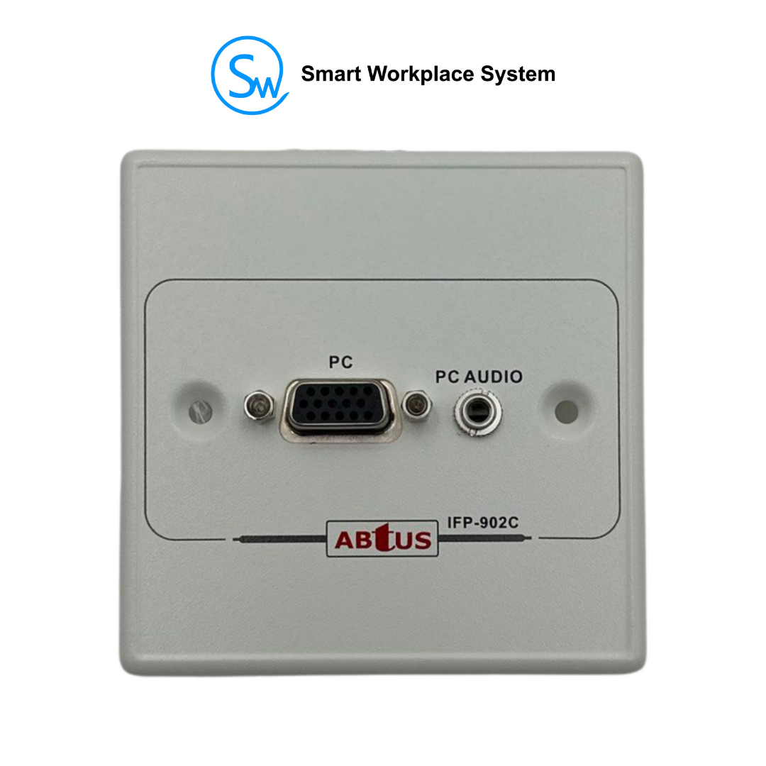 ABtUS IFP-902C Faceplate with 1 VGA 1 PC Audio Beige w/o Back Box