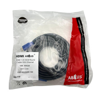 ABtUS HDMI Cable AWG26 Male to Male 15M V1.4