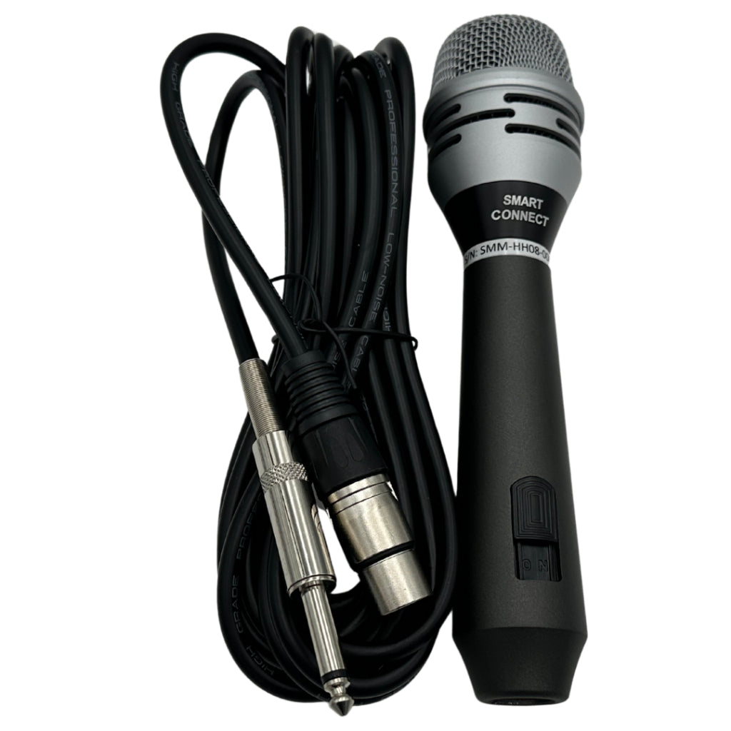 Smart Connect SMM-HH08 Wired Mic w 5M XLR to
6.3mm Cable