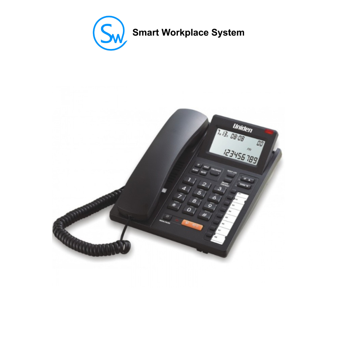 Uniden LCD Tilt Adjustable Corded Phone with Caller ID and Speakerphone