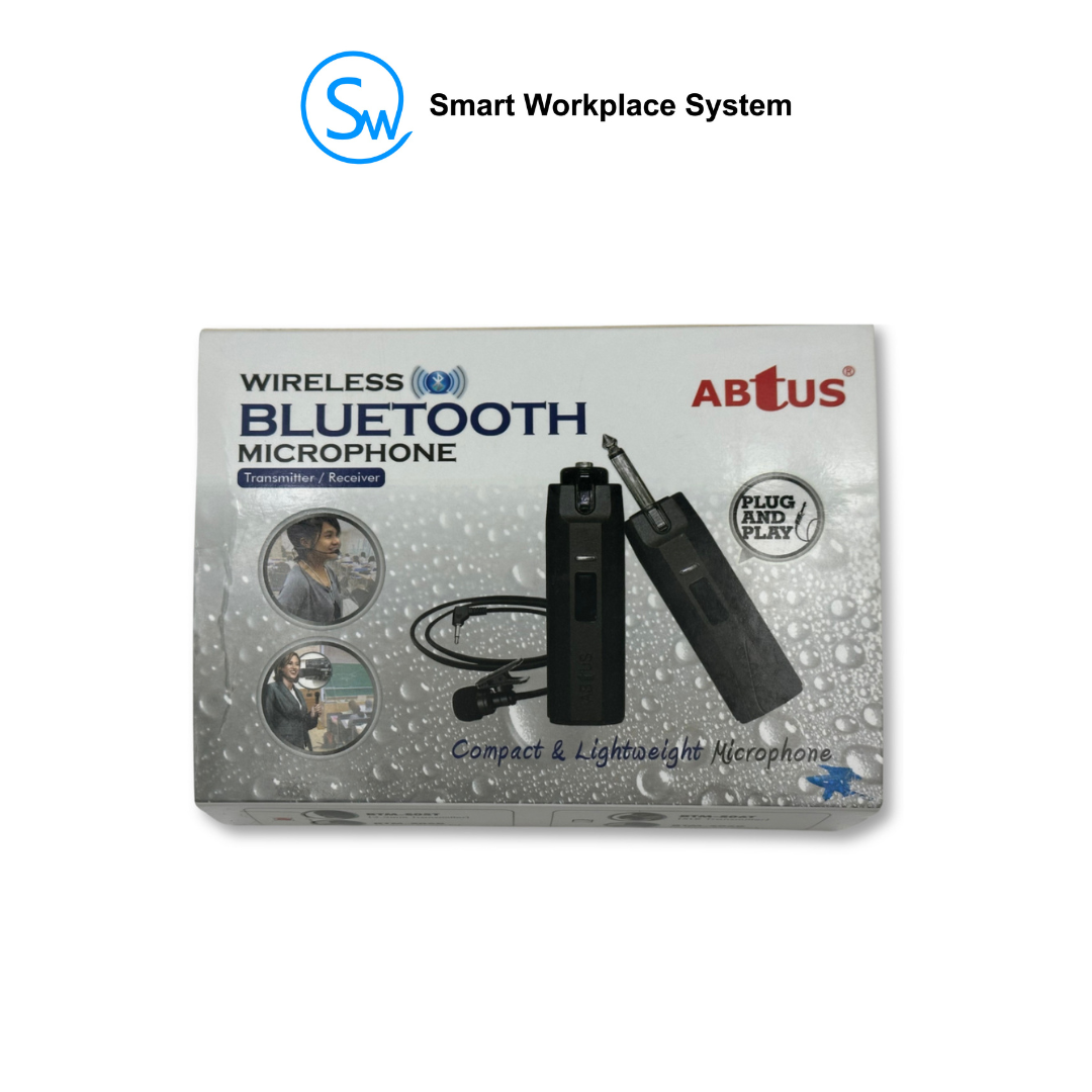 ABtUS Wireless Bluetooth Microphone Transmitter/Receiver With XLR Female Jack