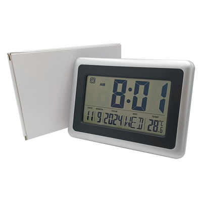 Digital LCD Display Wall Clock