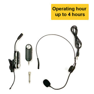 Smart Connect UHF Wireless Headmic 48 Channel 12M (Operating hour up to 4 hours)