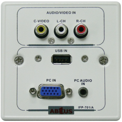 ABtUS IFP-701A 3 RCA 1 VGA 1 Audio 1 USB A w/o Back Box