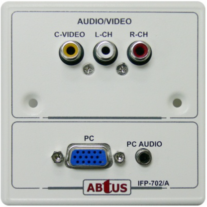 ABtUS IFP-702A 1 3RCA 1 VGA 1 Audio w/o Back Box