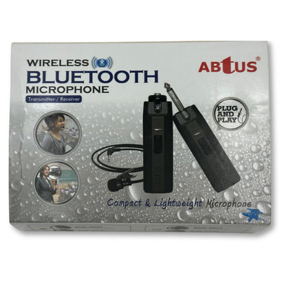 ABtUS Wireless Bluetooth Microphone Transmitter/Receiver With XLR Female Jack