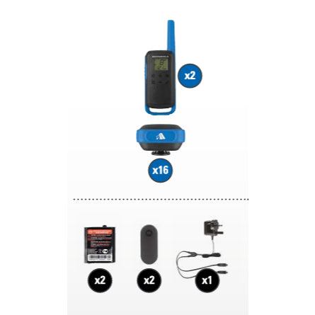 Motorola 2-Way Radio Walkie Talkie (8KM) (Comes in a pair)