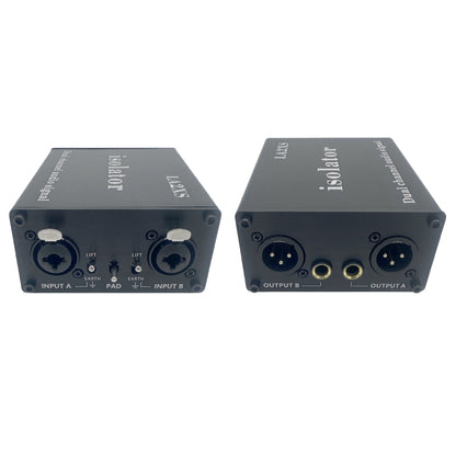 LA2XS 2 Channel Audio Isolator with Ground Lift